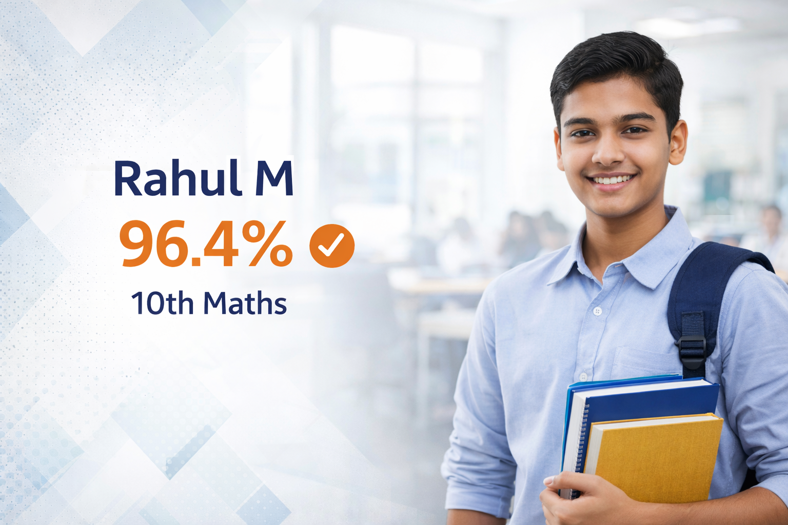Topper student 10th Maths